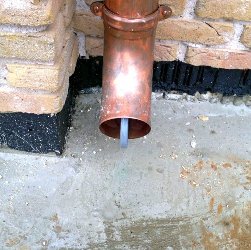 Греющий кабель в водостоке, Серпухово МО