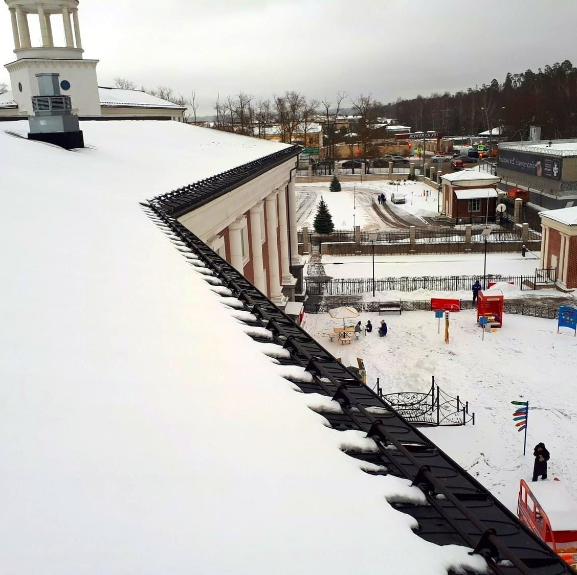 Обогрев кровли, монтаж выполнен в Ногинске Московской области, изображение 1