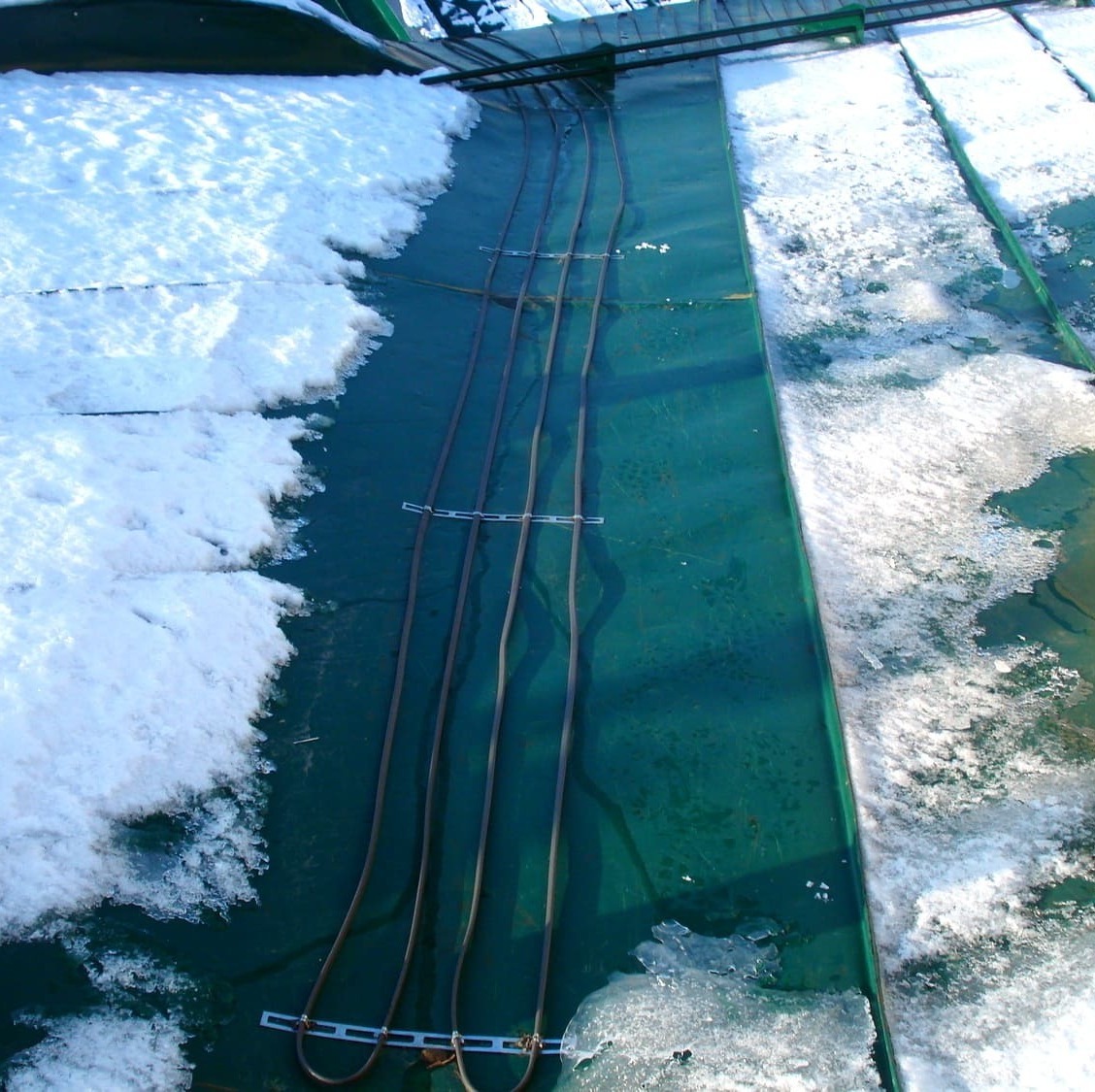 Монтаж обогрева кровли, выполненный в Москве