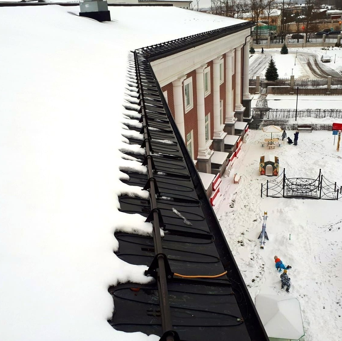 Обогрев кровли, монтаж выполнен в Ногинске Московской области, изображение 2